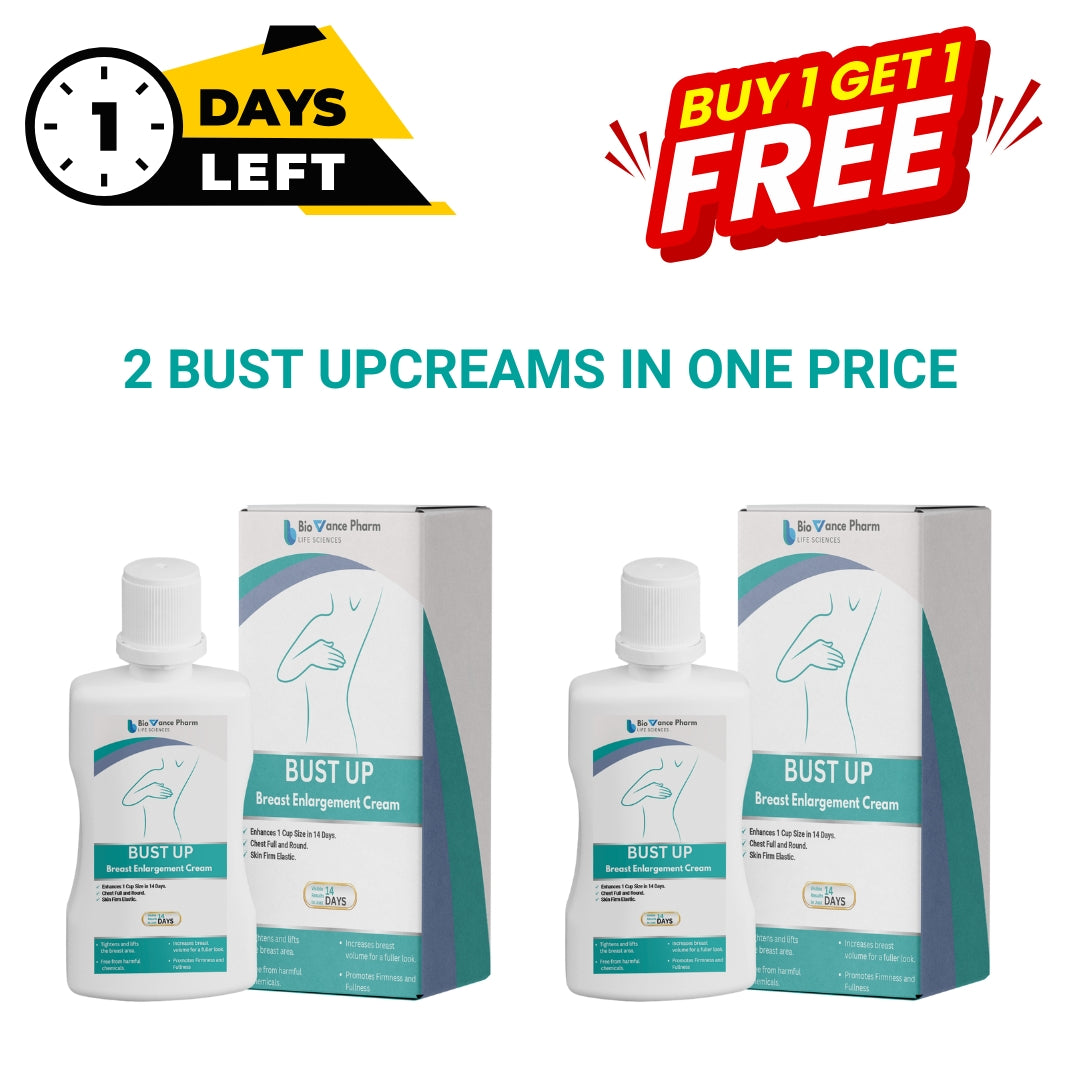 Bust Up Cream.                     Buy One Get One Free.         Just 3 Days Offer
